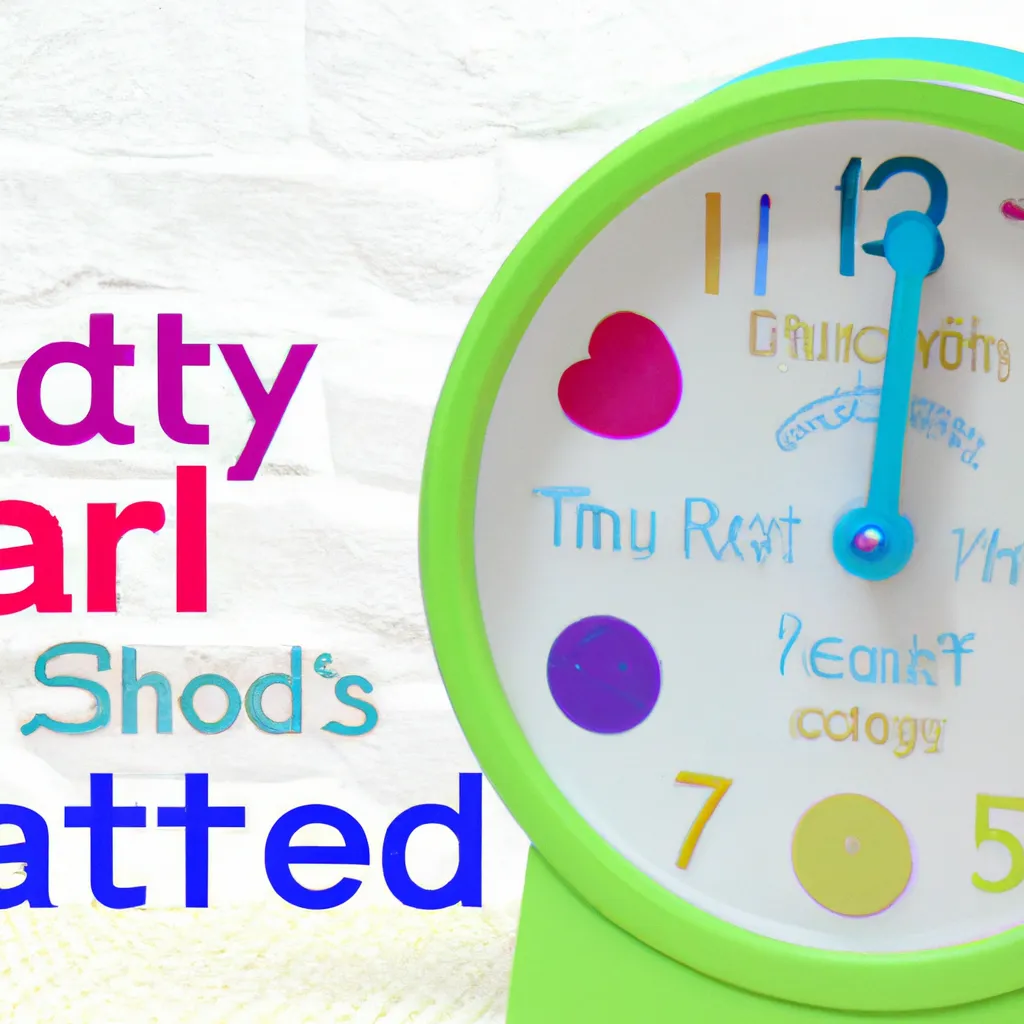 Znaczenie harmonogramu dnia dla najmłodszych