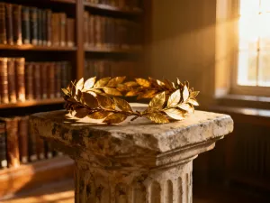 Elegancki notes i pióro wieczne na drewnianym biurku, symbolizujące pasję do pisania i refleksyjną naturę imienia Kamil.
